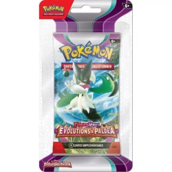 Booster sous Blister Evolutions à Paldea Écarlate et Violet EV02 Pokémon