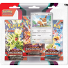 Blister 3 boosters Ecarlate et Violet Flammes Obsidiennes Evolie ou Tomberro Pokemon