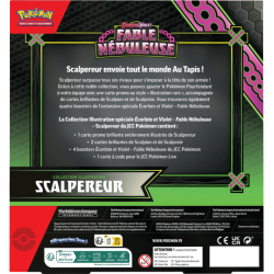 Coffret Scalpereur 4 boosters Collection Illustration Pokémon