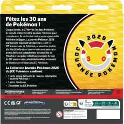 Coffret Journée Pokémon 2026 Spécial 30 ans
