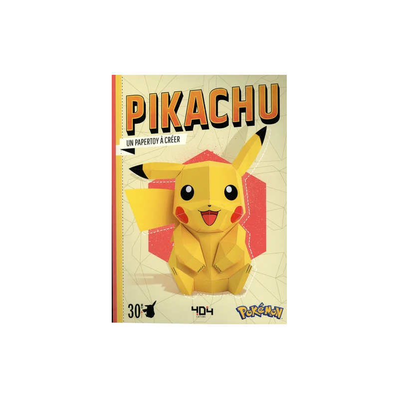 Papertoy Pikachu 30cm à créer - Pokémon