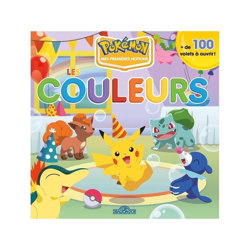 Mes premières notions Les couleurs Pokémon