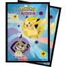 Sleeve Protèges cartes Pikachu et Mimiqui x 65 Ultra Pro