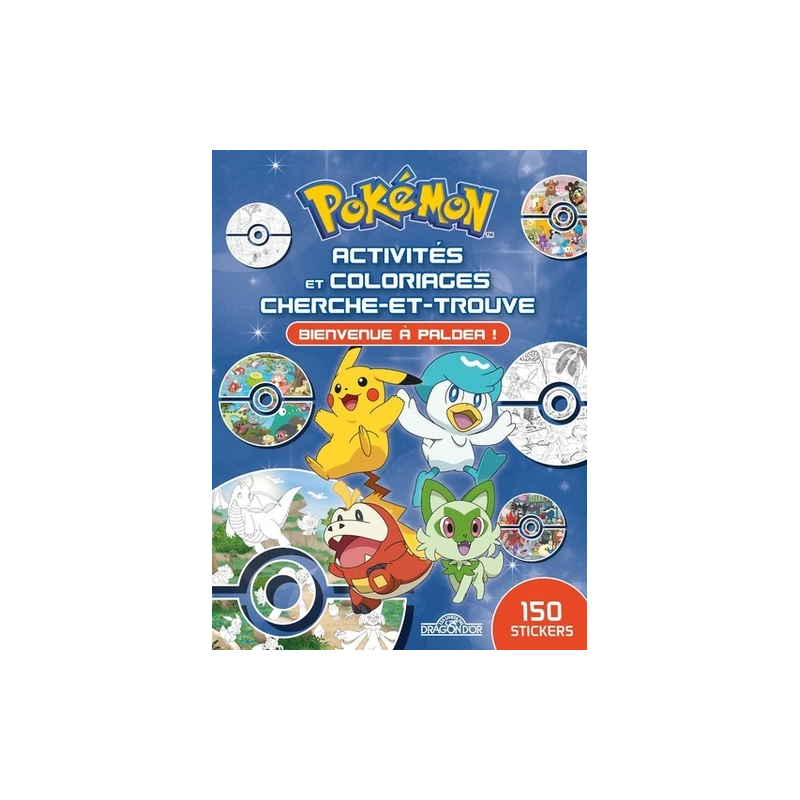 Activités et coloriages Cherche-et-Trouve - Bienvenue à Paldea Pokémon
