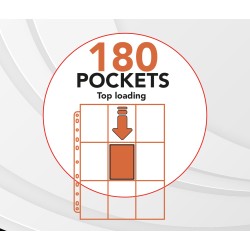 Pages perforées 9 cases recto-verso (x10) Phoenix Shield