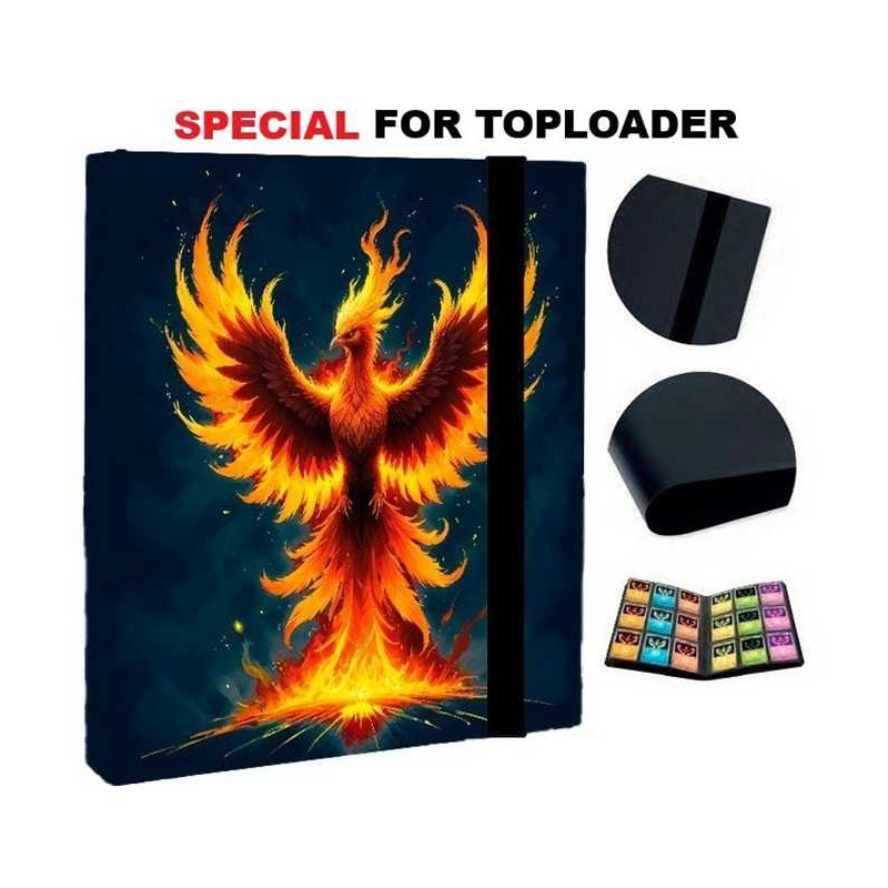 Album souple pour cartes sous toploader - 216 cartes Phoenix Shield