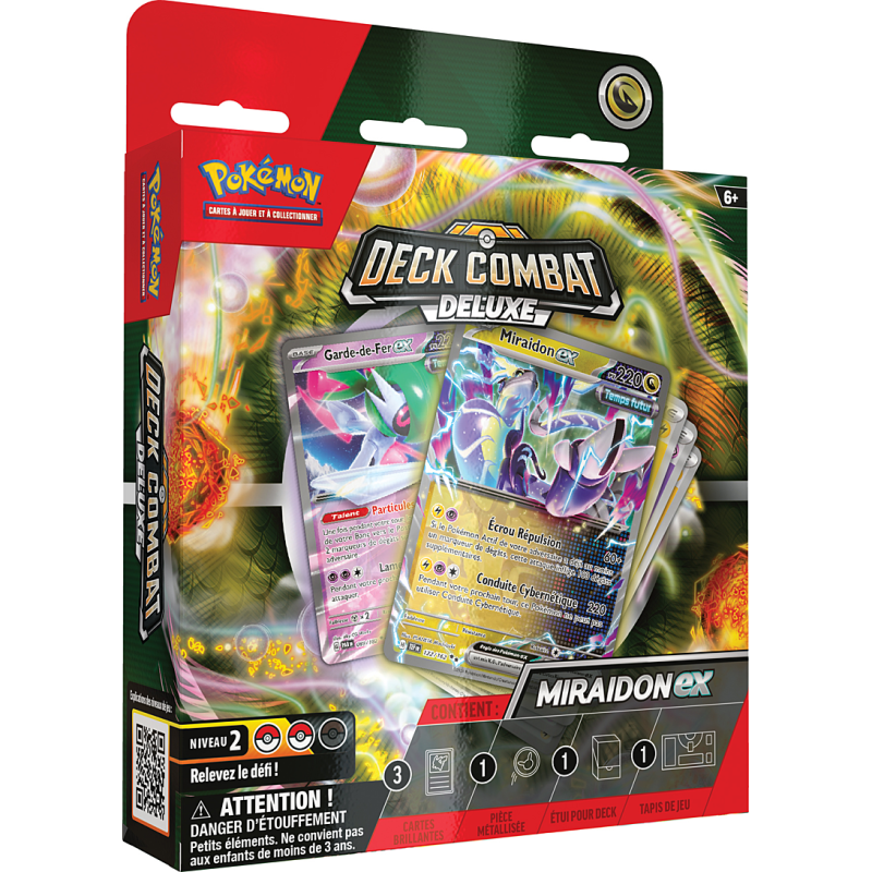 Deck de Combat Deluxe Miraidon-EX Pokémon