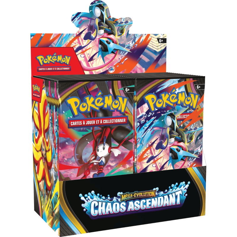 ETB 36 boosters Mega Evolution Chaos Ascendant Pokemon