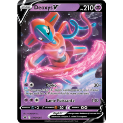 Pack Prêt à Jouer Pokémon – Deck Combat Deoxys V + Sleeves + Deck Box