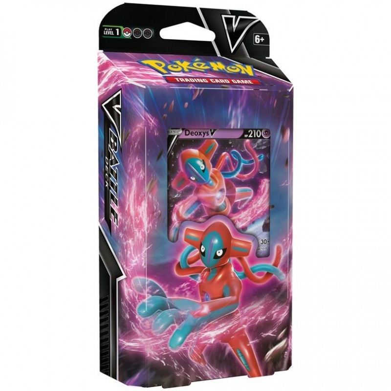 Pack Prêt à Jouer Pokémon – Deck Combat Deoxys V + Sleeves + Deck Box