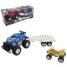 4x4 à Friction avec Remorque et Quad – Coloris Assortis