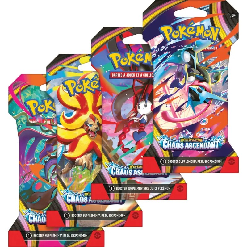 Booster 10 cartes Méga-Évolution : Chaos Ascendant (FR) Pokémon