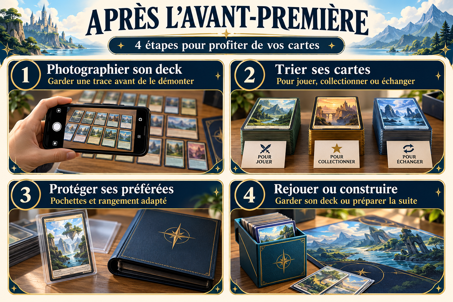 Que faire de ses cartes après une avant-première Pokémon ?